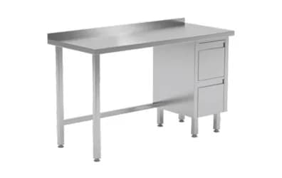 Work Table With Double Door Cabinet