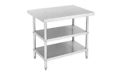 Work Table With Two Shelves