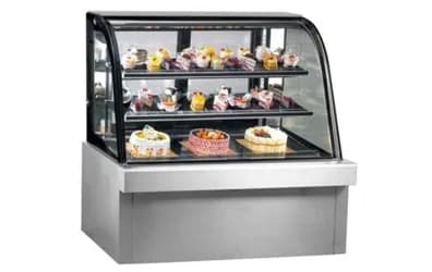 Curved Display Counter With Corien