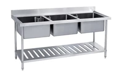 Three Sink Unit